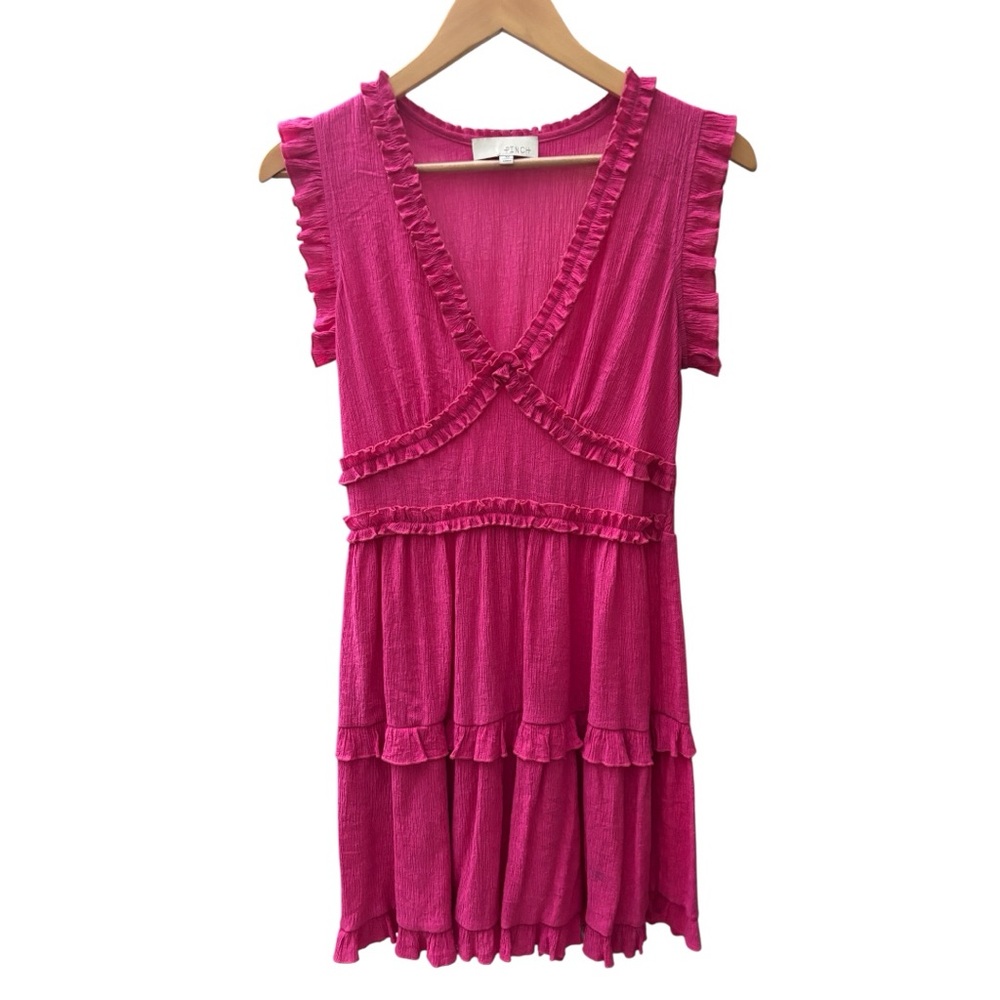 Pinch Pink Ruffled Dress